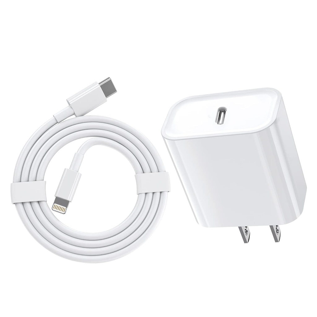 iPhone Wall Charger with Type C Cable