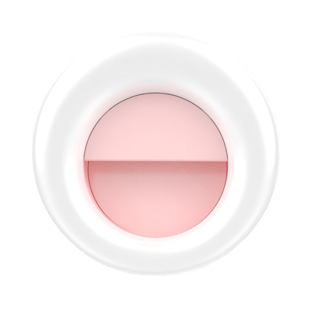 Universal Spotlight Clip-on Led Ring Light In Pink