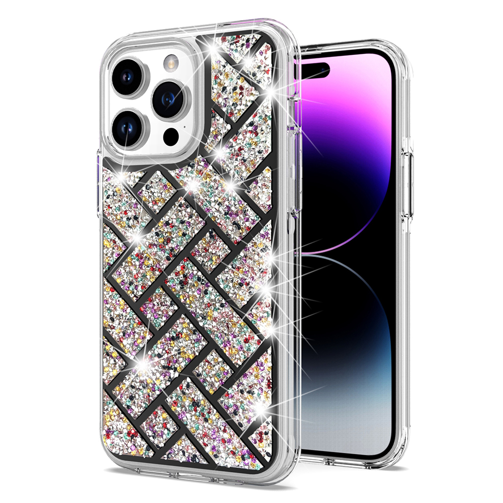 Motorola G Stylus 5G (MultiCarrier 6.6" 16MP Camera) 2023 Bling Hybrid Case Cover - A