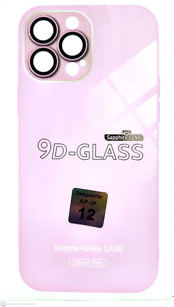 iPhone 11 Silicon Glass Case-Pink