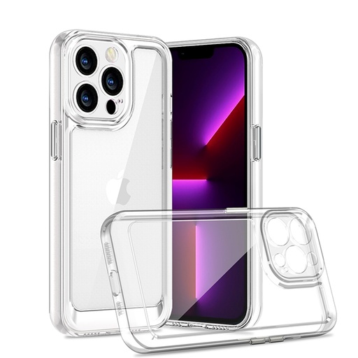 [QBSPCE-iP15-Clr] iPhone 15 SpaceX Ultra Transparent Tone Case Cover - Clear