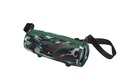 [MPD189-CAM] PORTABLE OUTDOOR BLUETOOTH SPEAKER WATER RESISTANCE & DUST PROOF, SHOULDER STRAP-CAMOUFLAGE