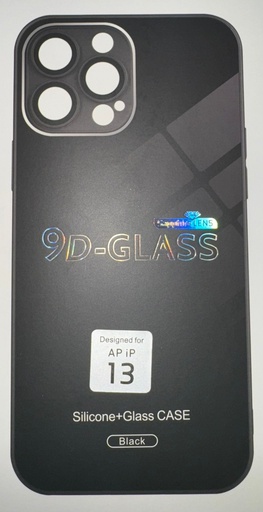 [MK2L3EF/A iphone 13 Black] Iphone 13 Silicone+Glass Case Black