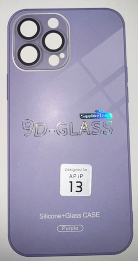 [MK2L3EF/A iphone 13 Purple] Iphone 13 Silicone+Glass Case Purple 