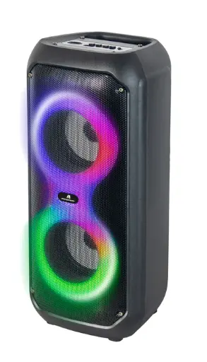 [MPD425] MPD425-GROOVE 4" X 2 Bluetooth Speaker with mic & different LED light modes
