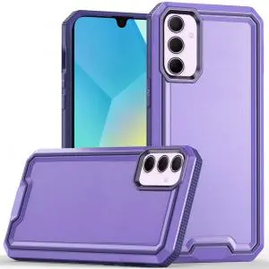 [QBRANK-5gA16-LPrp] For Samsung A16 5G Rank Tough Strong Modern Fused Hybrid Case Cover - Light Purple 