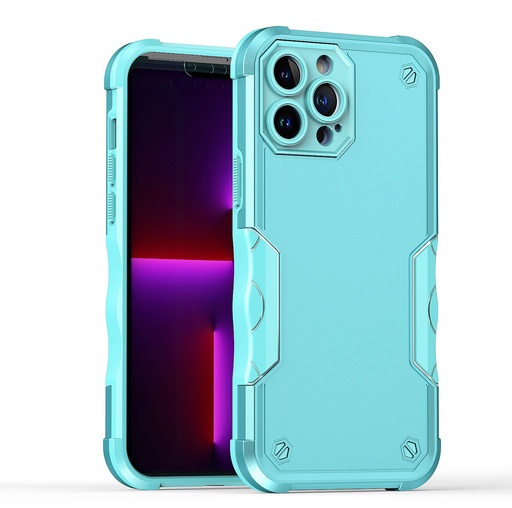 [QBEXQS-iP11-TEAL] iPhone 11 (XI6.1) Exquisite Tough Shockproof Hybrid Case Cover - Teal